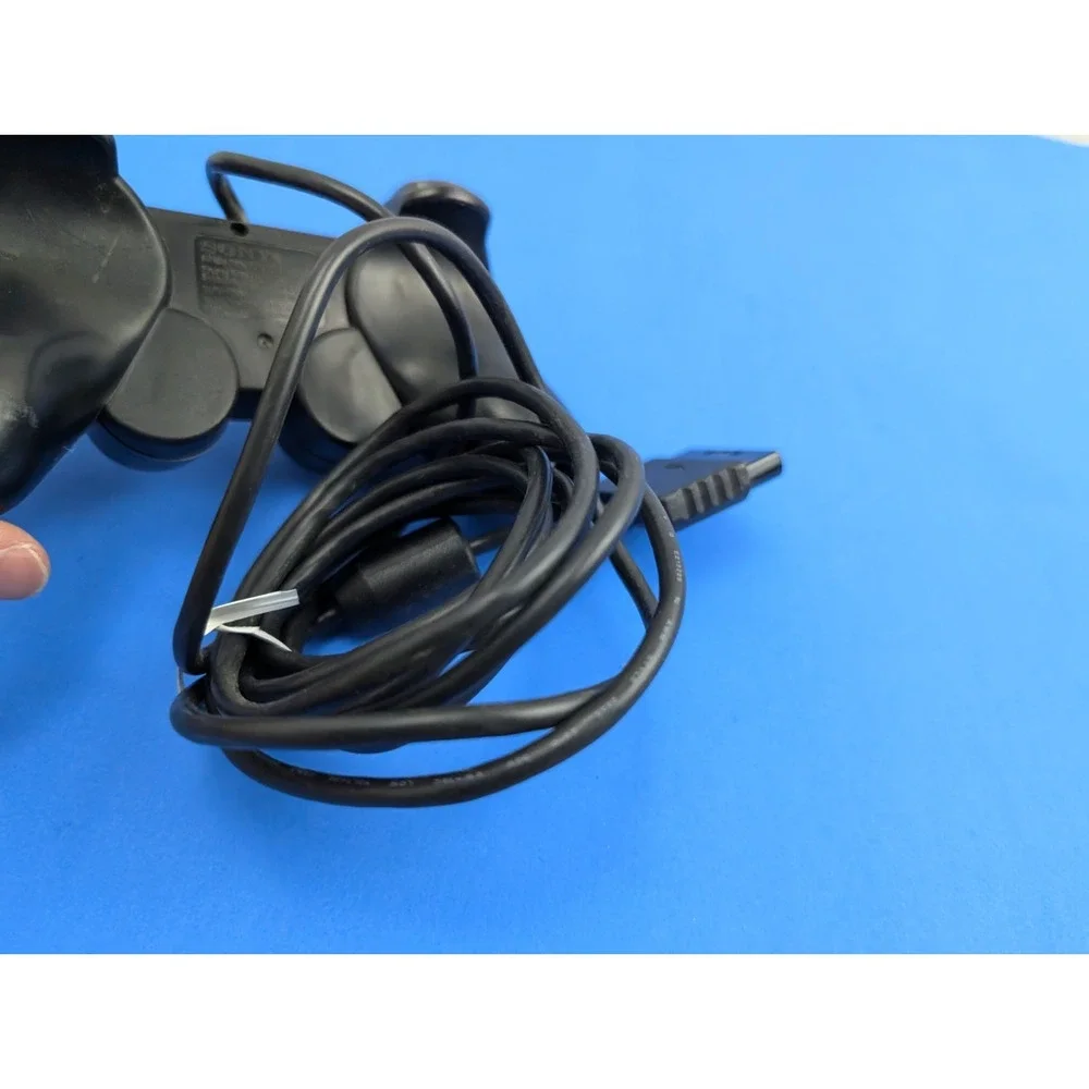 Sony PS2 BLACK Wired Controller OEM DualShock PlayStation 2 AUTHENTIC